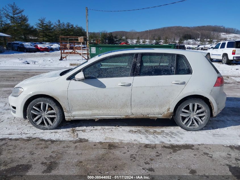 2015 VOLKSWAGEN GOLF TSI SE 4-DOOR - 3VW217AU6FM029571