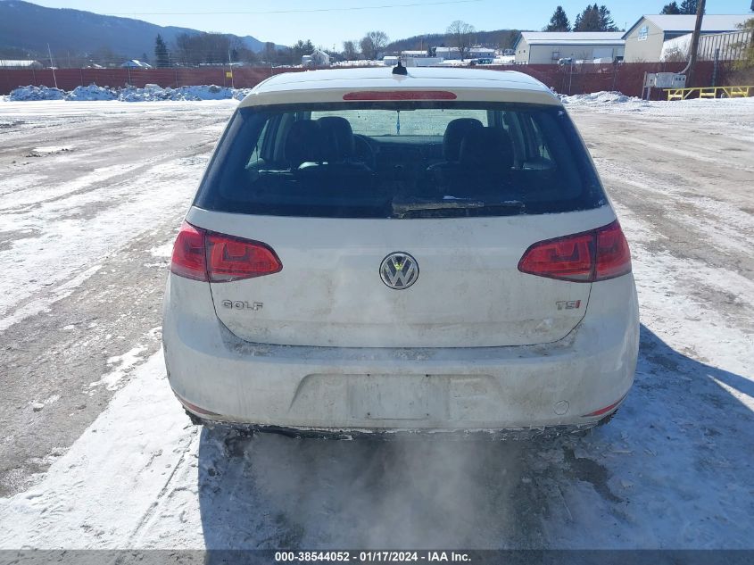 2015 VOLKSWAGEN GOLF TSI SE 4-DOOR - 3VW217AU6FM029571