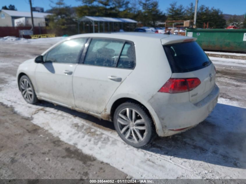 2015 VOLKSWAGEN GOLF TSI SE 4-DOOR - 3VW217AU6FM029571