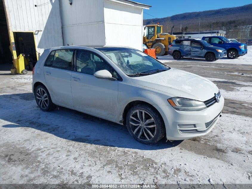 2015 VOLKSWAGEN GOLF TSI SE 4-DOOR - 3VW217AU6FM029571