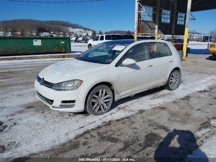 2015 VOLKSWAGEN GOLF TSI SE 4-DOOR - 3VW217AU6FM029571