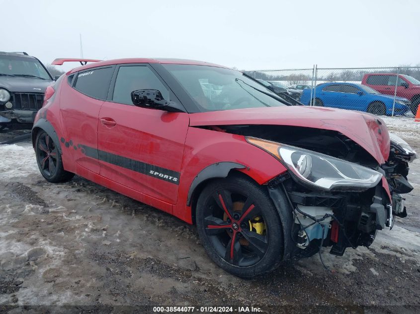 2013 HYUNDAI VELOSTER - KMHTC6ADXDU104773