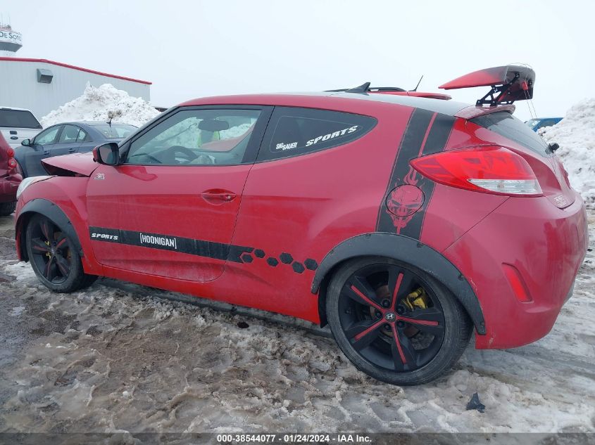 2013 HYUNDAI VELOSTER - KMHTC6ADXDU104773