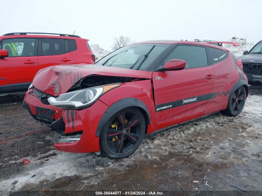 2013 HYUNDAI VELOSTER - KMHTC6ADXDU104773