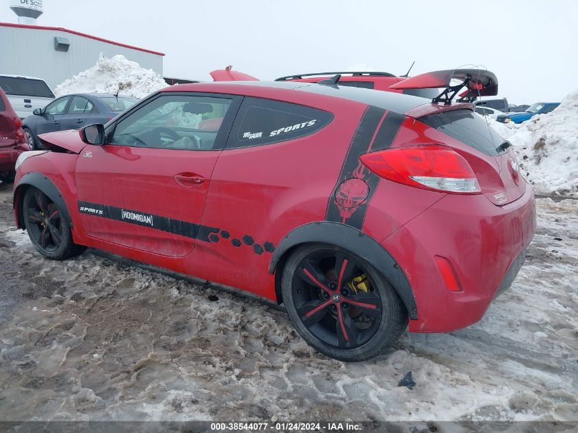 2013 HYUNDAI VELOSTER - KMHTC6ADXDU104773