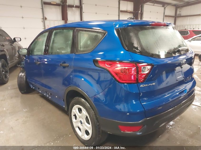 2019 FORD ESCAPE S - 1FMCU0F73KUC52631