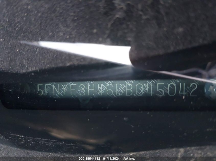 2013 HONDA PILOT EX - 5FNYF3H46DB045042