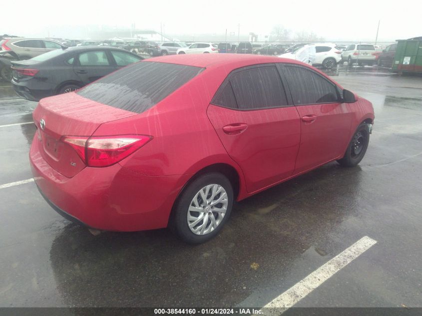 2018 TOYOTA COROLLA LE - 2T1BURHE5JC971861