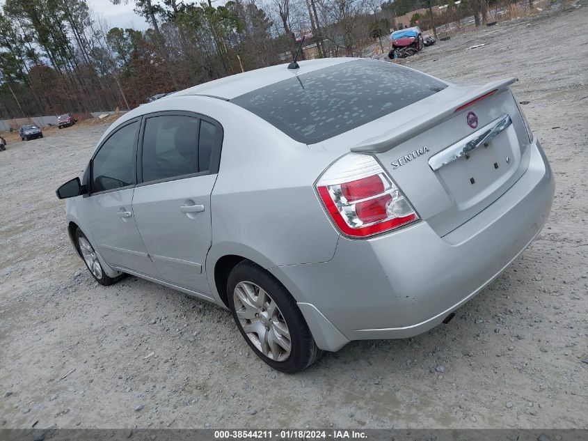 3N1AB6AP6CL672345 | 2012 NISSAN SENTRA