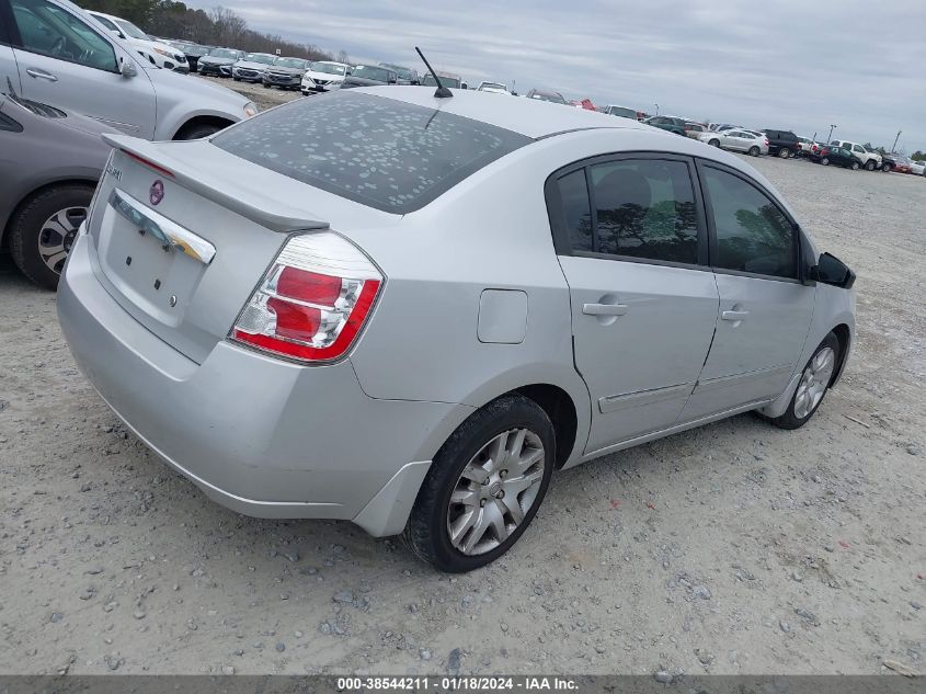 3N1AB6AP6CL672345 | 2012 NISSAN SENTRA