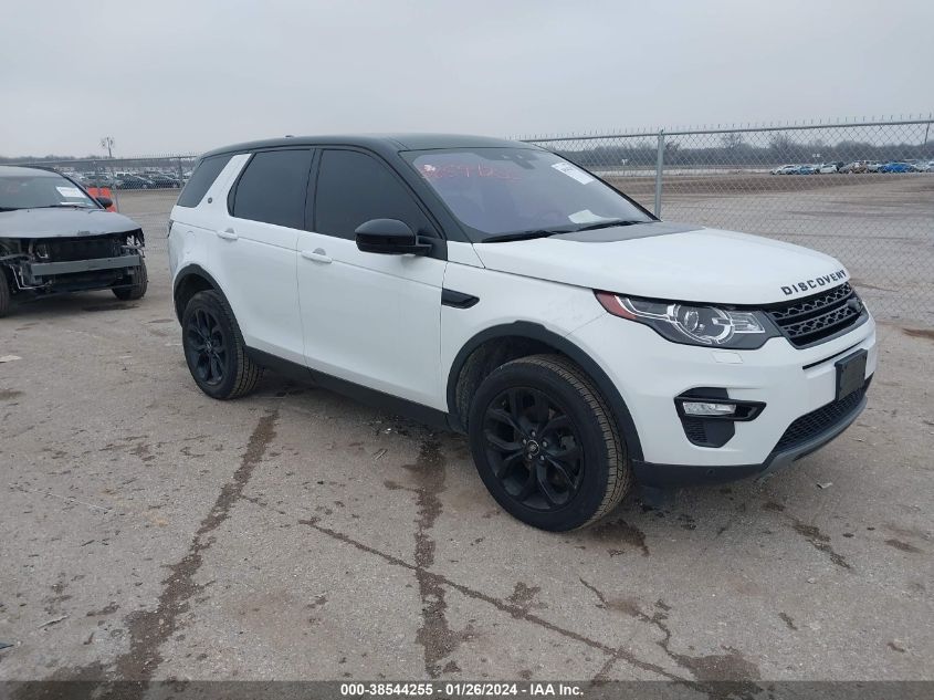 Lot #2541532957 2018 LAND ROVER DISCOVERY SPORT HSE salvage car