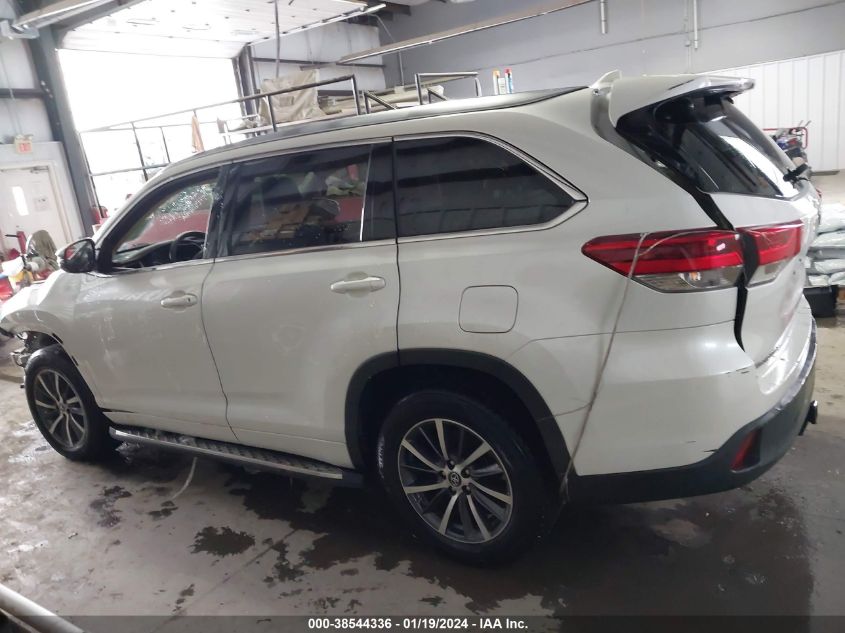 2017 TOYOTA HIGHLANDER XLE - 5TDKZRFH4HS524504