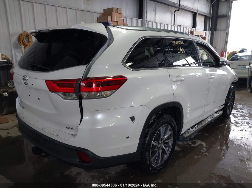 2017 TOYOTA HIGHLANDER XLE - 5TDKZRFH4HS524504