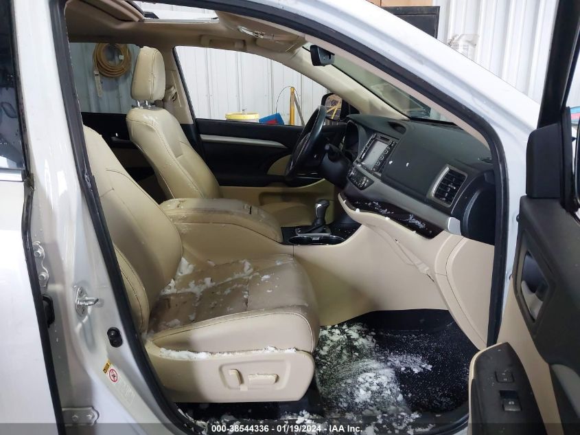 2017 TOYOTA HIGHLANDER XLE - 5TDKZRFH4HS524504