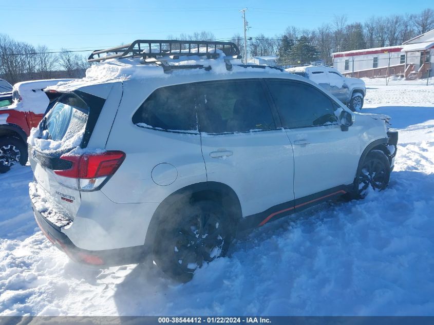 2019 SUBARU FORESTER SPORT - JF2SKAPC1KH400809