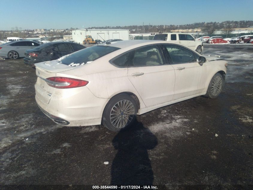 2017 FORD FUSION TITANIUM - 3FA6P0D96HR160948