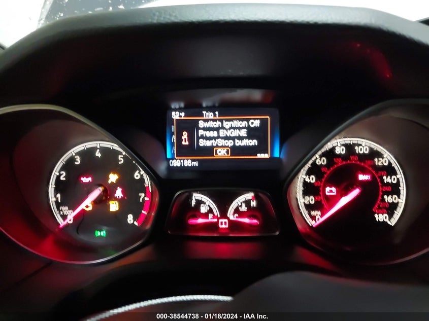 VIN 1FADP3L99HL307630 2017 FORD FOCUS ST