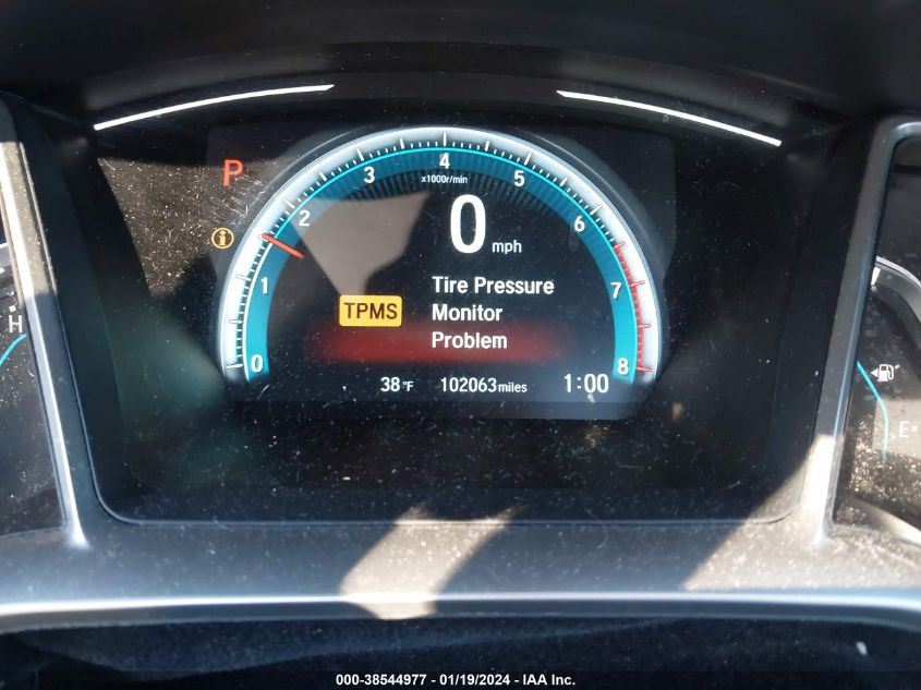 2017 HONDA CIVIC EXL - 2HGFC1F76HH639682