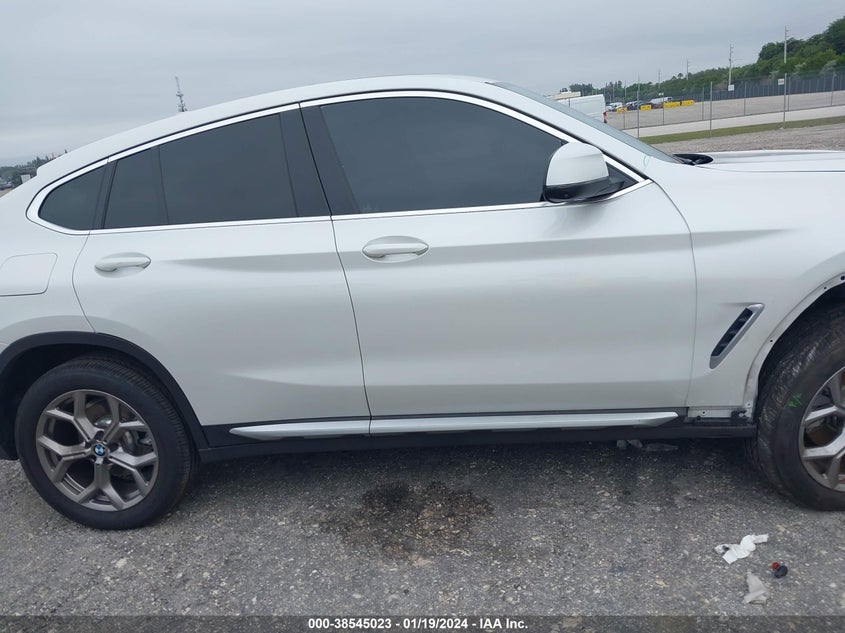 VIN 5UX33DT08N9M46468 2022 BMW X4 XDRIVE30I