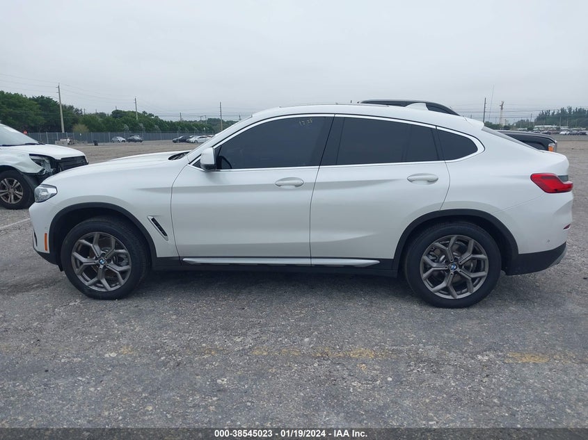 VIN 5UX33DT08N9M46468 2022 BMW X4 XDRIVE30I