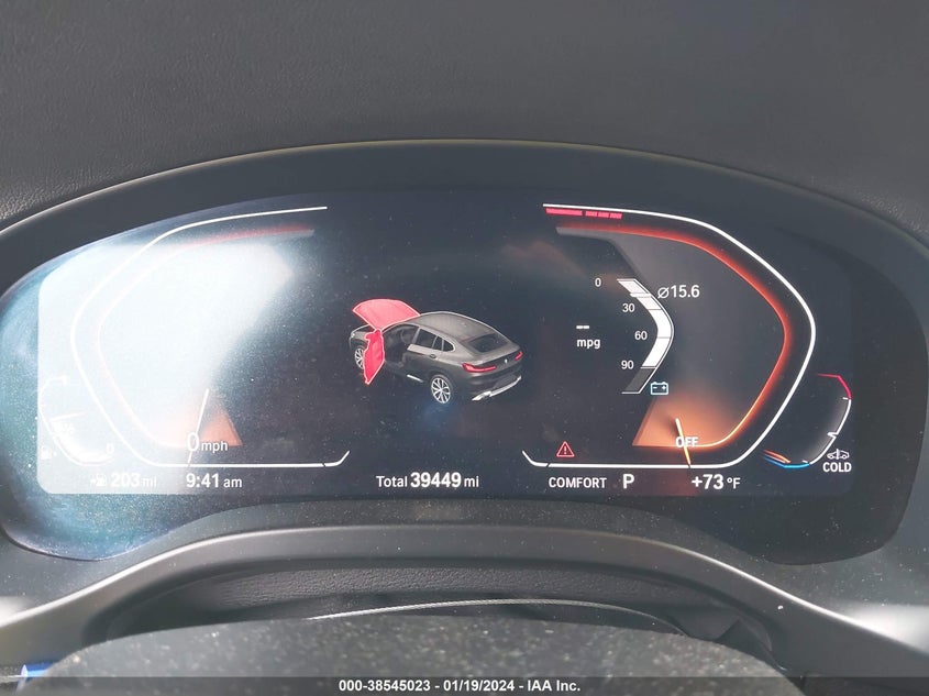 VIN 5UX33DT08N9M46468 2022 BMW X4 XDRIVE30I