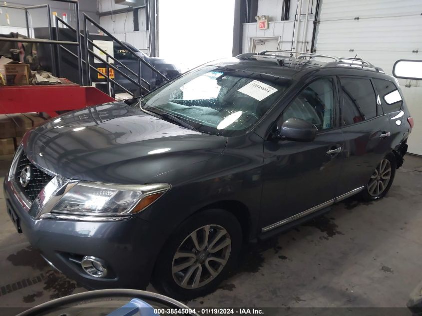 2013 NISSAN PATHFINDER SL - 5N1AR2MM5DC608888