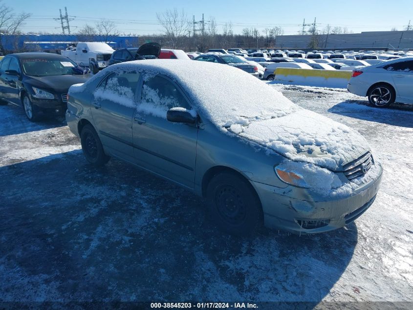 2T1BR32E84C273028 | 2004 TOYOTA COROLLA