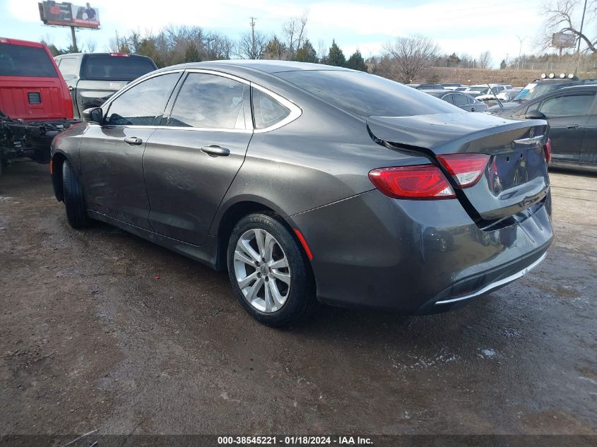 2015 CHRYSLER 200 LIMITED - 1C3CCCABXFN626788