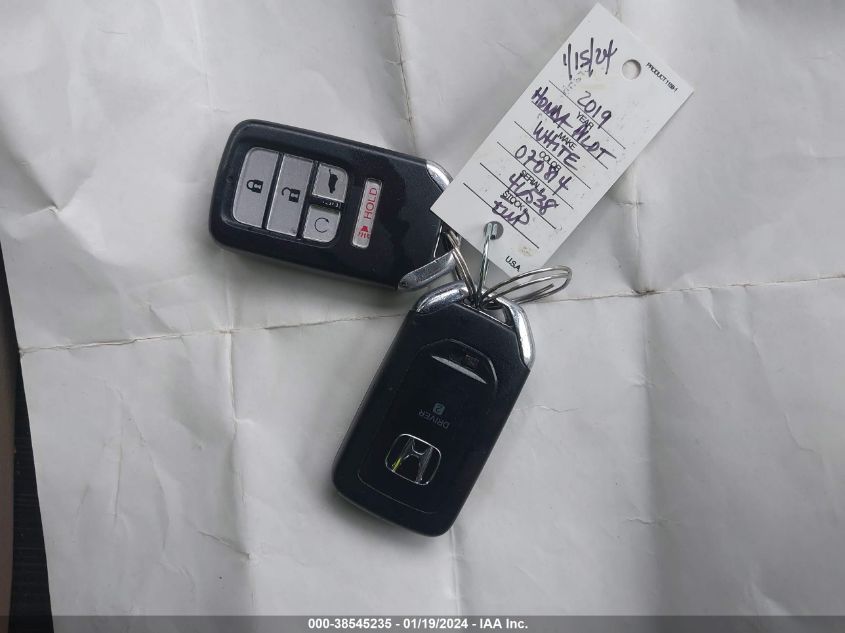 2019 HONDA PILOT EXL - 5FNYF6H55KB070814