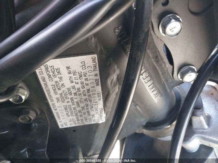 2011 KAWASAKI KL650 E - JKAKLEE19BDA37703