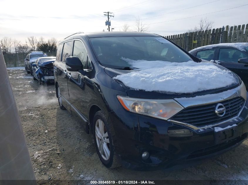 2013 NISSAN QUEST SL - JN8AE2KP7D9062268