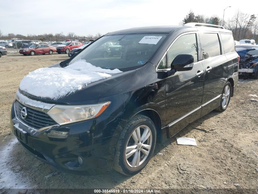 2013 NISSAN QUEST SL - JN8AE2KP7D9062268