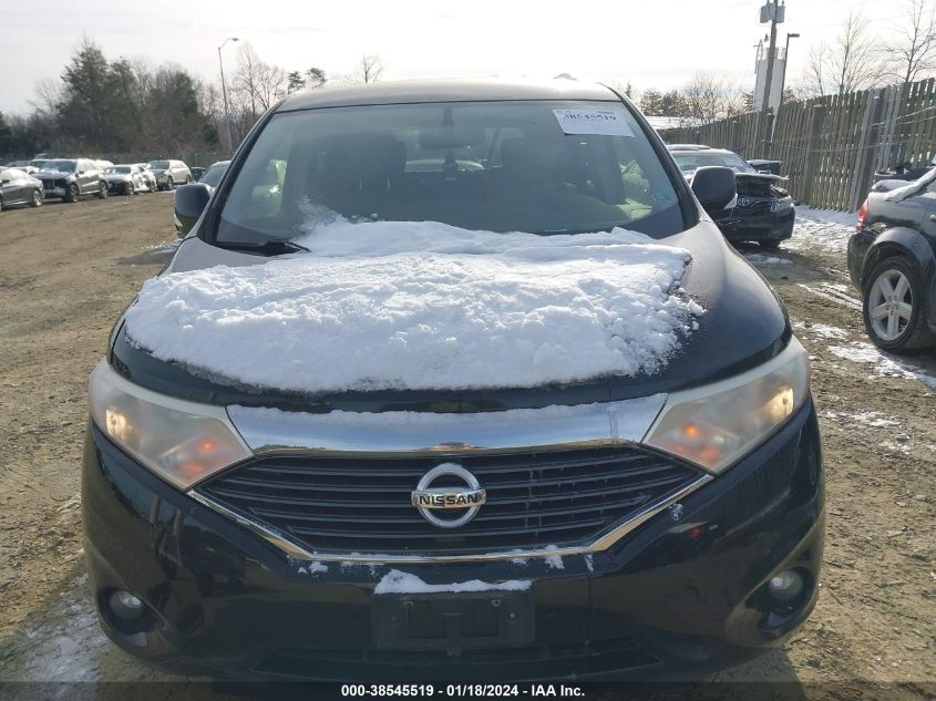 2013 NISSAN QUEST SL - JN8AE2KP7D9062268