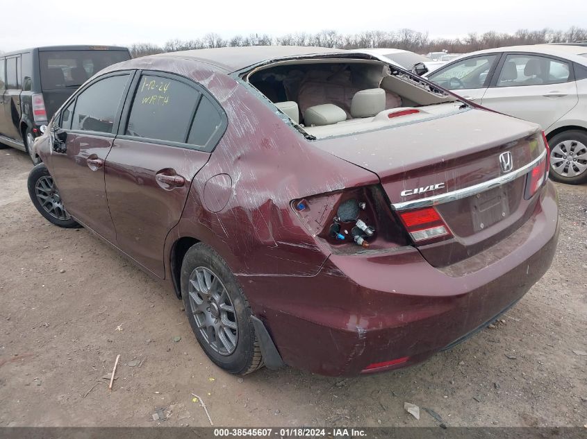 2014 HONDA CIVIC LX - 19XFB2F54EE003520