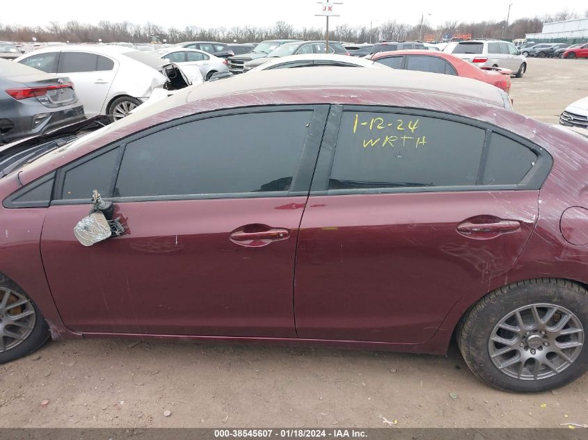 2014 HONDA CIVIC LX - 19XFB2F54EE003520