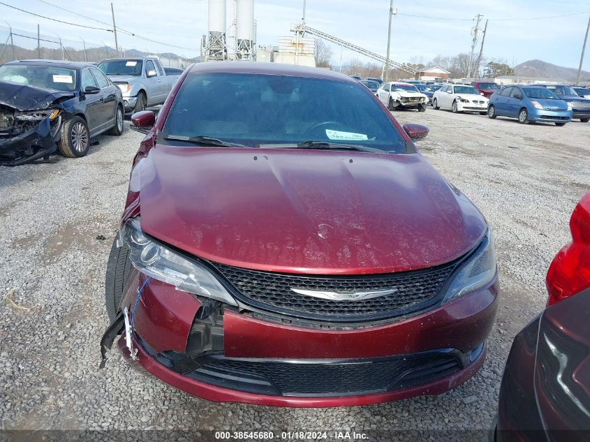 2015 CHRYSLER 200 S - 1C3CCCBGXFN518195