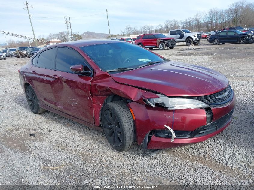 2015 CHRYSLER 200 S - 1C3CCCBGXFN518195