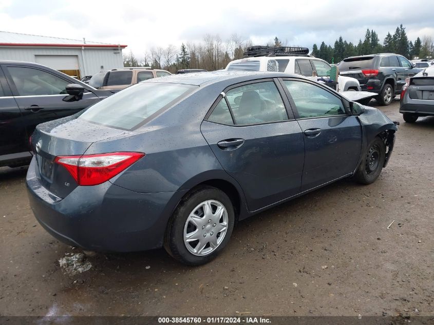 2015 TOYOTA COROLLA LE - 5YFBURHE3FP264510