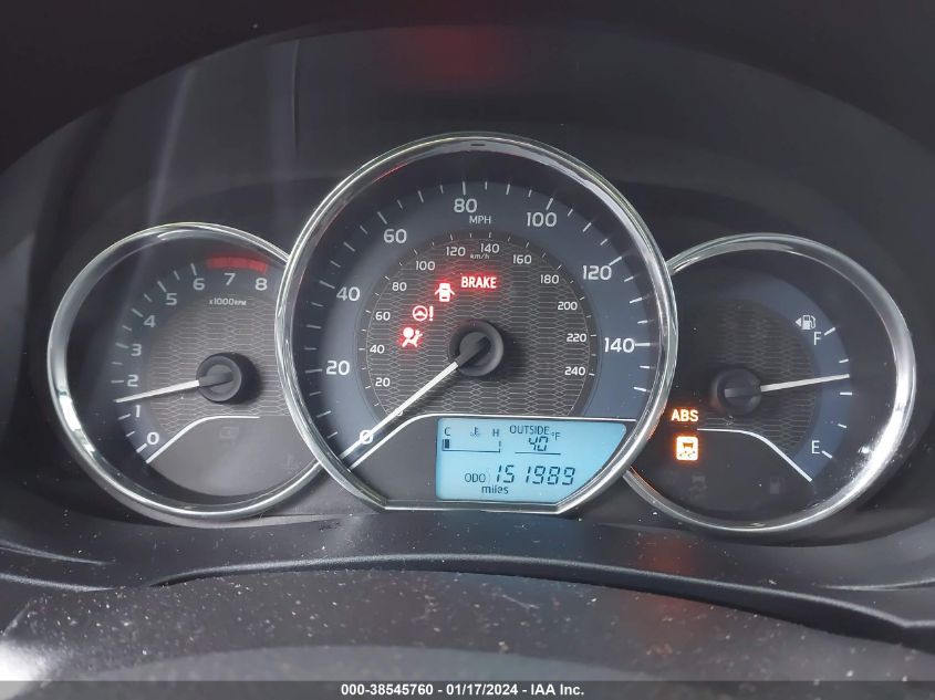 2015 TOYOTA COROLLA LE - 5YFBURHE3FP264510