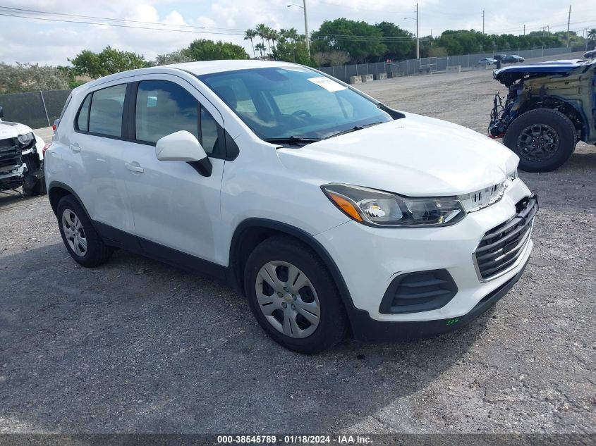 KL7CJKSB1HB171986 CHEVROLET TRAX LS 2017