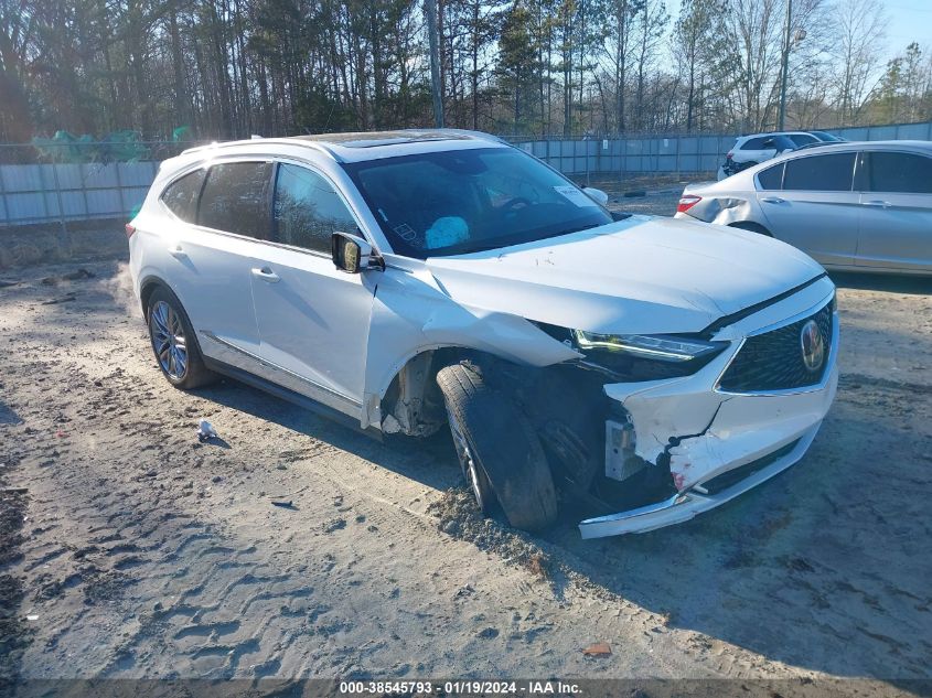 2022 ACURA MDX ADVANCE PACKAGE - 5J8YE1H81NL012556