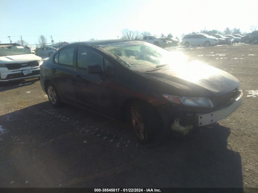 2013 HONDA CIVIC LX - 2HGFB2F56DH547134
