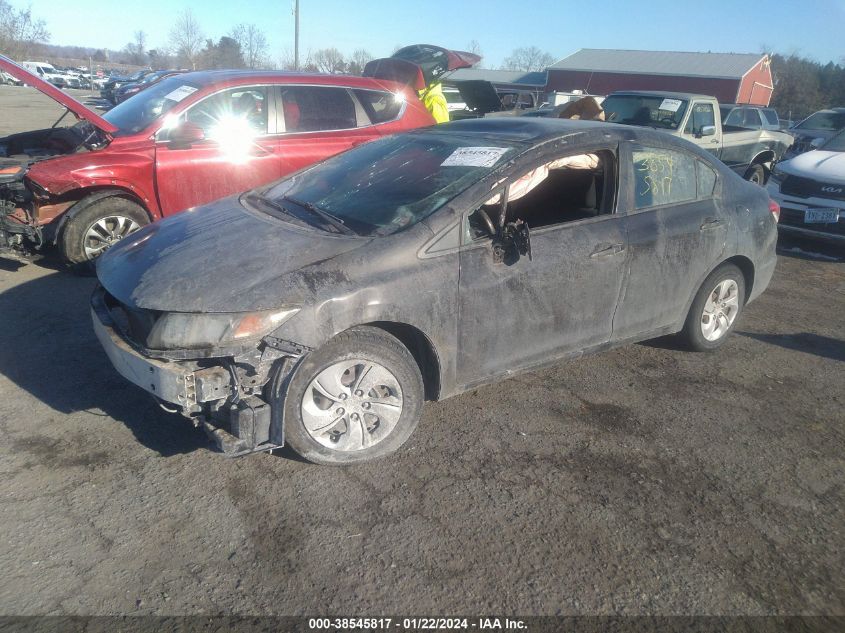 2013 HONDA CIVIC LX - 2HGFB2F56DH547134