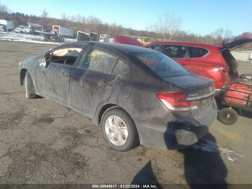 2013 HONDA CIVIC LX - 2HGFB2F56DH547134