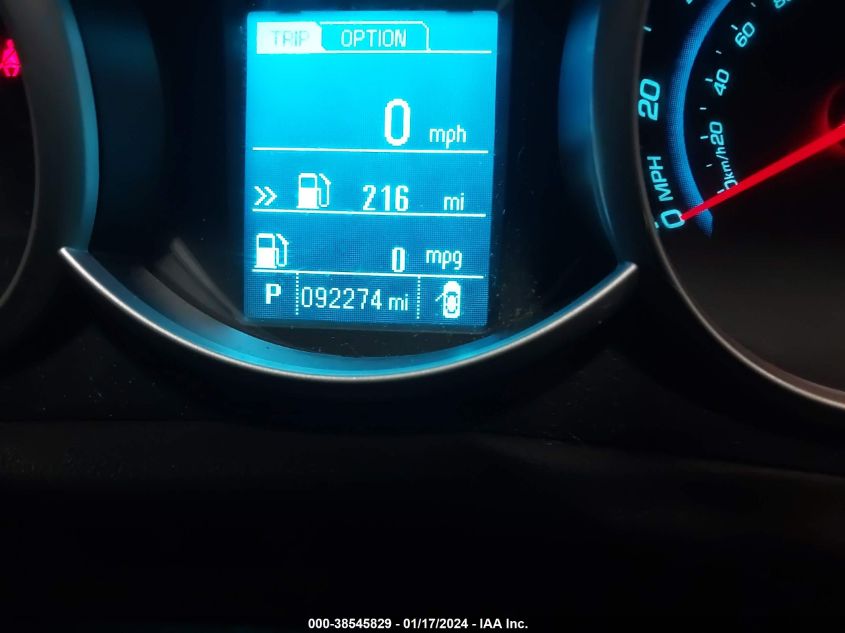 2014 CHEVROLET CRUZE LS AUTO - 1G1PA5SH7E7152697