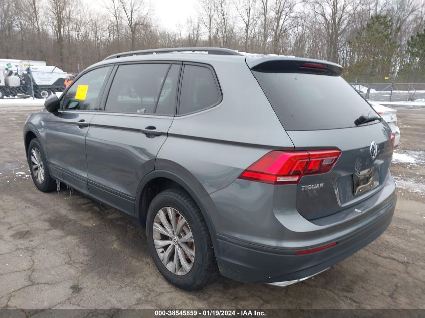 2019 VOLKSWAGEN TIGUAN 2.0T S - 3VV0B7AX1KM099699