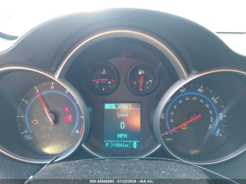 2015 CHEVROLET CRUZE 2LT AUTO - 1G1PE5SB9F7264211