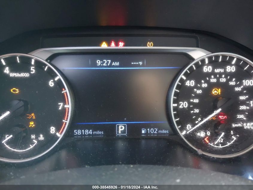 2020 NISSAN ALTIMA SR FWD - 1N4BL4CV5LC123915
