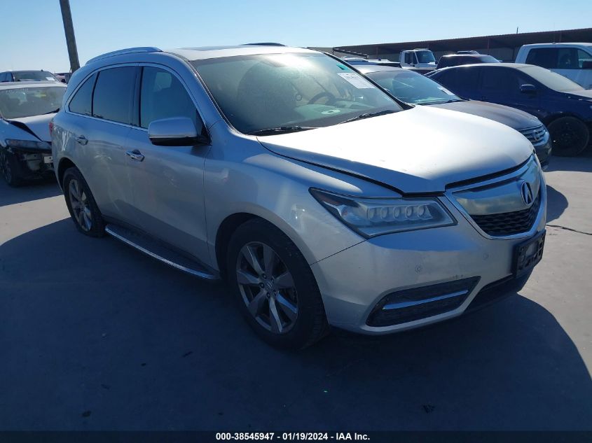 2014 ACURA MDX ADVANCE - 5FRYD4H87EB002599
