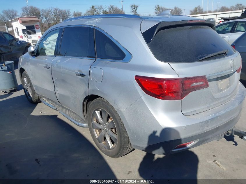 2014 ACURA MDX ADVANCE - 5FRYD4H87EB002599